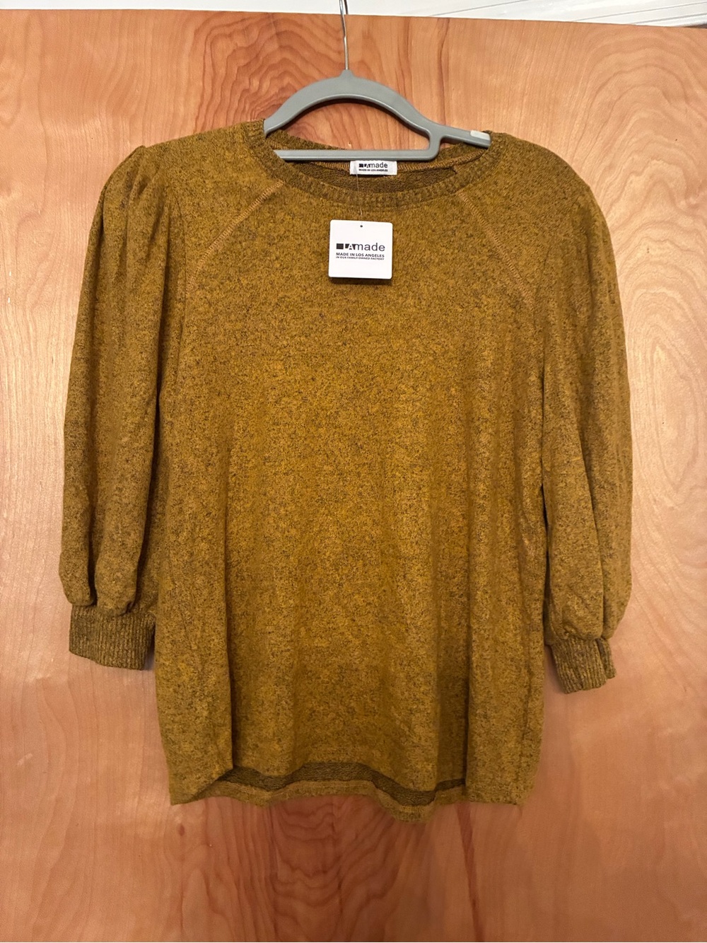 LAmade Mustard Crewneck top